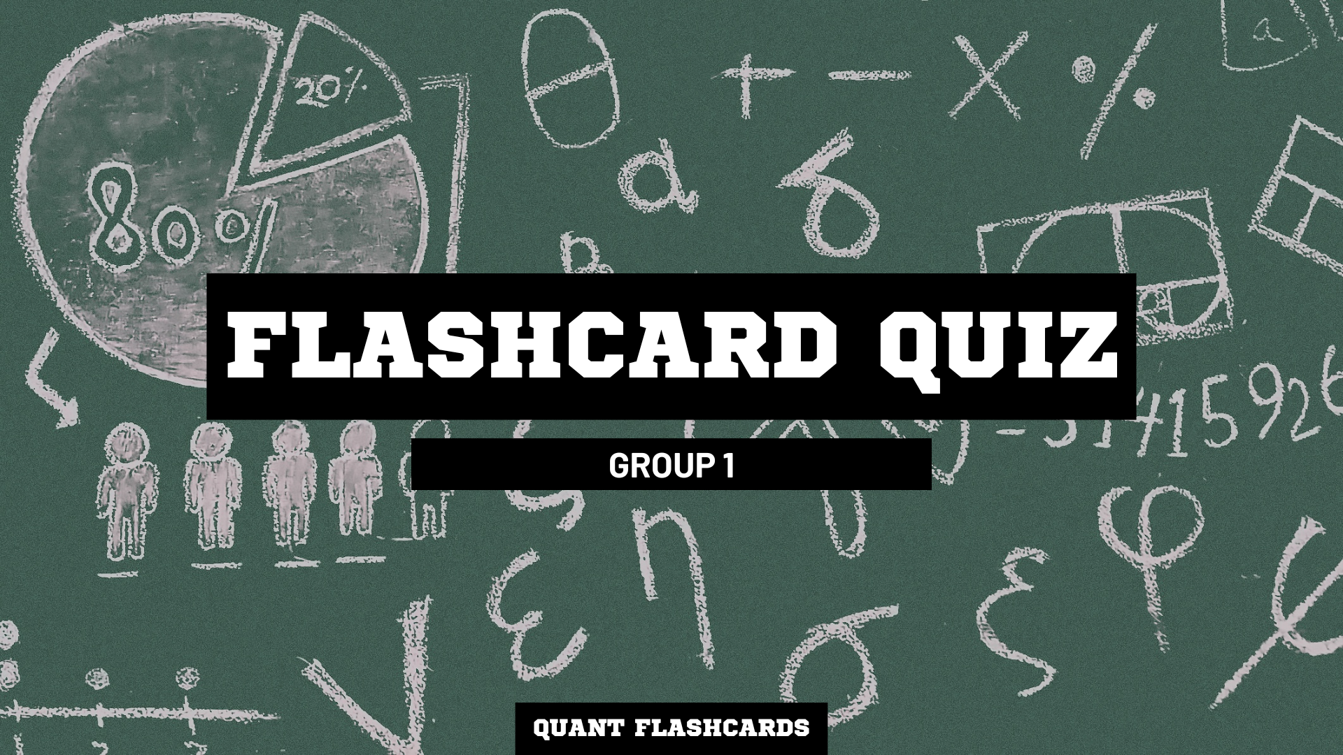 GRE Quant Flashcard Quiz - Group 1 (study before!) - GregMat