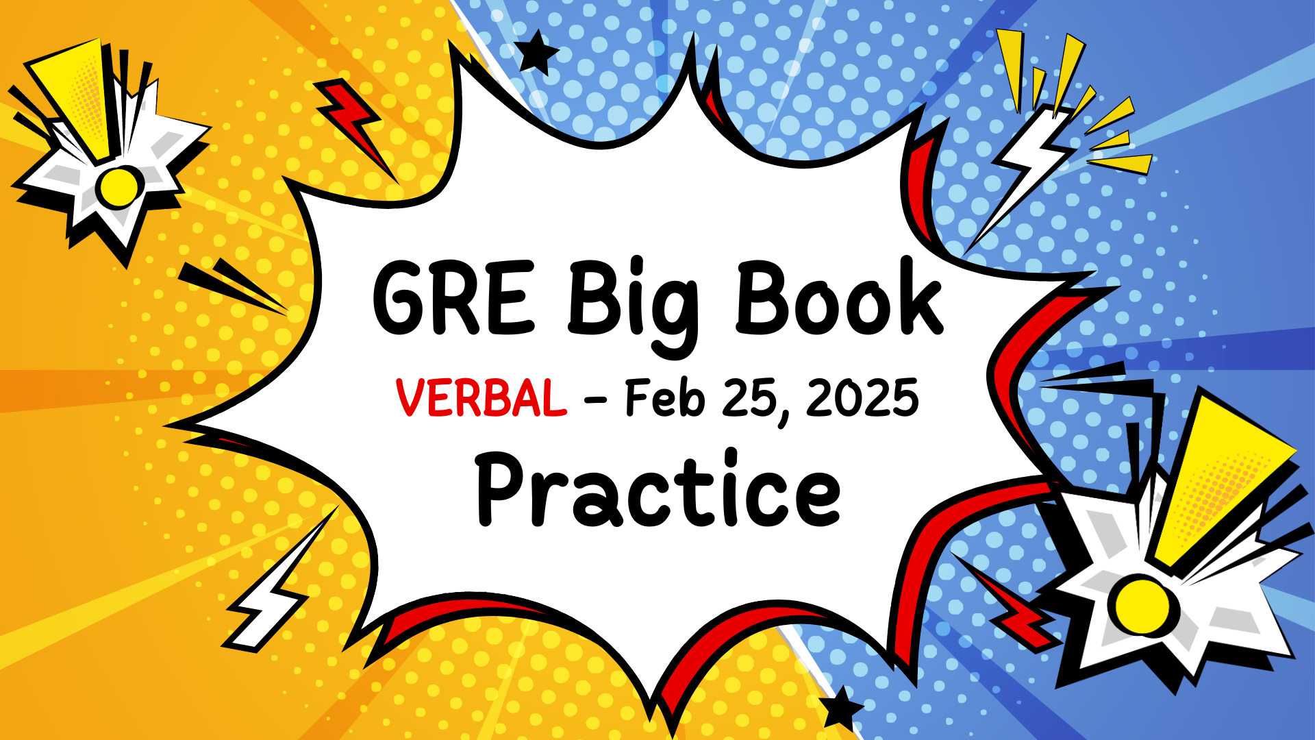 GRE Big Book Practice with Vince - GregMat